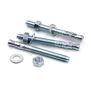 M6 M8 M10 M12 M14 M16 M18 M20 M24 Chevilles <span class=keywords><strong>d</strong></span>'<span class=keywords><strong>ancrage</strong></span> murales en acier au carbone zingué pour béton, type cale, à expansion - Product Image 6