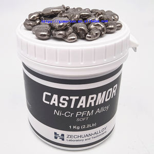 Fundición de laboratorio <span class=keywords><strong>Dental</strong></span> <span class=keywords><strong>Pfm</strong></span> Metal suave para fundición completa Puente de corona de porcelana Ni-Cr <span class=keywords><strong>PFM</strong></span> Aleación de acero suave ZECHUAN CASTARMOR Aleación - Product Image 5