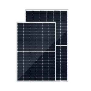 แผงโซลาร์เซลล์แบบ N-Type กำลังไฟ 500W 550W 600W 660W ประสิทธิภาพสูง 23% กระจกสองชั้น สีดำทั้งหมด - Product Image 1