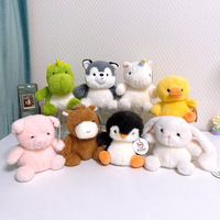 Boneka Beruang San-X Jepang Lembut dan Mengembang dengan Isian Kapas PP dan Gantungan Kunci Kartun Mini untuk Dekorasi Sehari-hari