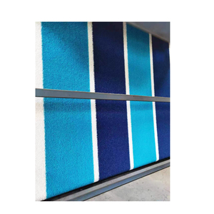 Alfombra sintética XIAOUGRASS de césped <span class=keywords><strong>artificial</strong></span> azul de <span class=keywords><strong>color</strong></span> interior y exterior para césped sintético de patio de recreo - Product Image 2