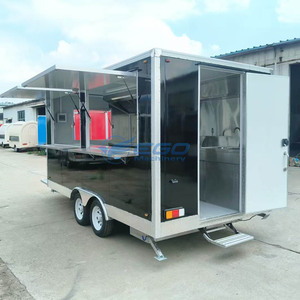 Mobile Coffee Bar Foodtruck Catering Trailer Fully Equipped Hot Dog Ice Cream Pizza Fast Food Truck With Full Kitchen - Product Image 2