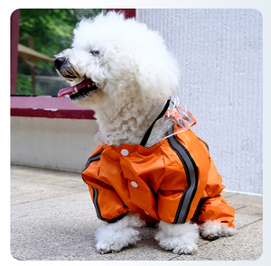 Novo estilo 2025 fábrica atacado impermeável reflexivo poliéster chuva casaco para <span class=keywords><strong>Pet</strong></span> - Product Image 4