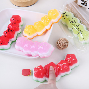 High Quality New Design Squishy Summer Fruit Funny Anti-Stress TPR Stress Relief Stretch <b>Squeez</b> Toy for Kids Boys and Girls - Product Image 1