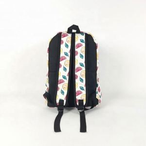 Logotipo personalizado impreso 230D Poliéster Casual Deportes Mochilas Senderismo al aire libre Bolsa Mochila de viaje Mochila portátil - Product Image 3