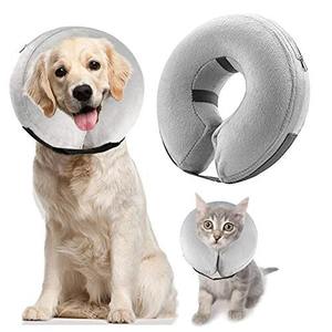 Collar inflable para mascotas al por mayor, collar de cono para perros y gatos suave para perros y gatos después de la recuperación de la cirugía, collares protectores antimordeduras - Product Image 5