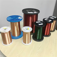 Fil émaillé en cuivre recouvert d'aluminium (CCA) 0,12-2,6 mm, fil magnétique pour le rembobinage de moteurs et les câbles acoustiques