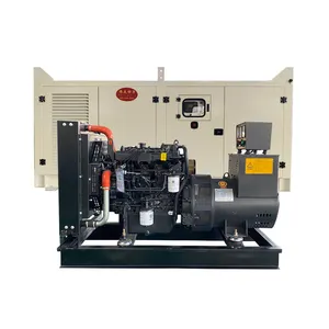 Silent Water-cooled Single Phase 240v 60hz For 400v And 110v Voltage 48v dc diesel generator