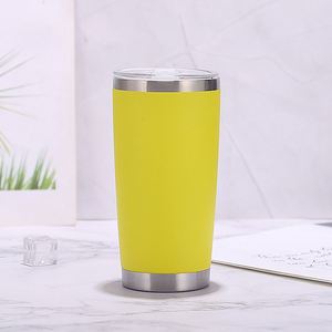 Vaso Térmico Portátil de 20oz con Acabado Mate, Antiderrames, para Bebidas - Product Image 2