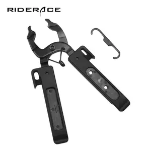 RIDERACE 자전거 다기능 체인 캘리퍼스 MTB 체인 후크 도구 체인 체커 버클 플라이어 퀵 릴리스 매직 버클 플라이어