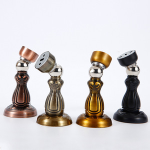 ยูม่า ที่กั้นประตูแบบติดผนัง รุ่น YM 618 สีทองเหลืองโบราณ วัสดุอัลลอยด์ พร้อมแม่เหล็ก สำหรับใช้ในบ้าน - Product Image 3