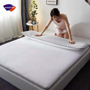 Stable Supply Factory Customized Luxury Roll up Mattress <strong>king</strong> Queen Single <strong>Size</strong> Foldable Latex <strong>Memory</strong> <strong>Foam</strong> Mattress <strong>Topper</strong> - Product Image 3