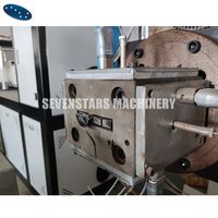 Ligne ignifuge de production/extrusion de panneau d'auvent de PVC de plafond/panneau de porte d'extrudeuse