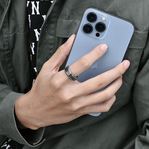 Retro Nordic Viking Rune Silver Titanium Steel <b>Ring</b> Unisex Gift Jewelry Antique Silver Letter Design - Product Image 4