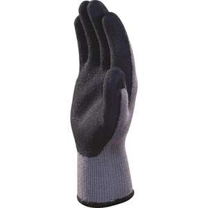 DELTA PLUS - VV735GR09-M Gant tricoté acrylique gris-noir avec paume enduite de mousse latex (multi-pack) - EAN MW131678 GLOVES - Product Image 2