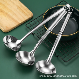 ช้อนแยกน้ำมันสแตนเลส 304 สำหรับใช้ในครัวสำหรับการกำจัดซุปหม้อไฟ - Product Image 2