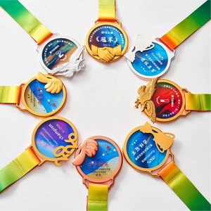 Medallas Personalizadas Impresas a Todo <span class=keywords><strong>Color</strong></span> en Oro, Plata y Bronce para Deportes de Equipo, Competencia de Cabo de Arrastre, Premio de Honor - Product Image 2