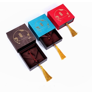 Se Aceptan Cajas de Joyería Personalizadas con Borlas, Caja de Joyería de Estilo Chino, Cajas de Joyería con Logotipo - Product Image 3