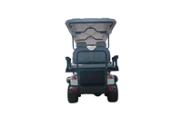 Véhicule de tourisme semi-automatique robuste 6 places pour parcours de golf, moteur Zhejiang 72V 3.5KW, autonomie 80km, couleurs personnalisables disponibles