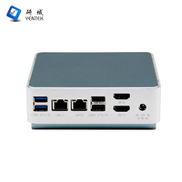 Mini PC NUC Sin Ventilador Intel 12ª Gen DDR4 16G M.2 NVME 2 HD Pantalla 4K 2 LAN WIFI Computadora Gaming Win10 11 Linux N100 N97 N150
