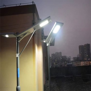 ไฟถนนโซลาร์เซลล์แบบออลอินวันคุณภาพสูง 60W 80W โมโนคริสตัลไลน์ซิลิคอน LED สำหรับภายนอกอาคาร กันน้ำ IP65 - Product Image 2
