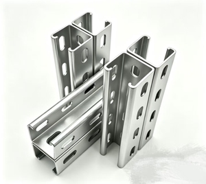 Profilé en C en acier galvanisé à chaud, personnalisé en usine OEM, type Unistrut, pour support de suspension de <span class=keywords><strong>plafond</strong></span> - Product Image 2