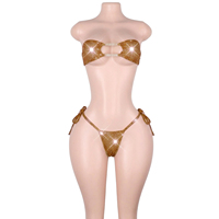 Tenues de danse exotiques à pois et sequins, ensembles deux pièces pour club, vêtements de pole dance, tenues de soirée pour filles, adultes, et fêtes rave