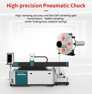 Performance stable Qualité 3kw CNC <span class=keywords><strong>Feuille</strong></span> et Tube Machine de découpe laser à fibre Plaque de fer Prix de la machine de découpe laser à fibre - Product Image 3
