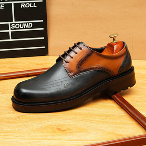 Zapatos de Vestir para Hombre, de Cuero Vacuno Genuino, Estilo Oxford, para Oficina, Bodas y Eventos Formales - Product Image 3