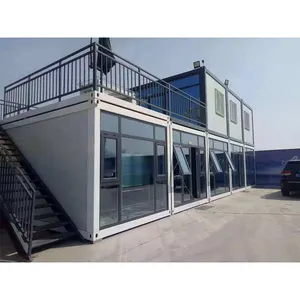 सबसे अच्छी कीमत चीन निर्माता 40 फीट फ्लैट पैक कंटेनर आधुनिक घर कंटेनर गोदाम