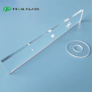 FELIX Promotion Exceptionnelle : Verre Optique en Quartz Personnalisé de Haute Qualité avec Trous Rainurés - Product Image 6
