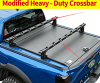 Barres transversales robustes pour pick-up, supports de tente Raptor, barres de porte-charge arrière enroulables, barres transversales épaissies pour benne arrière
