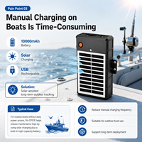 Traceur GPS GT07E pour aquaculture, solaire, GLONASS, WiFi, GSM, anti-démontage, bande globale, cartes Google gratuites, API personnalisée, pour PC, flotte de bateaux côtiers