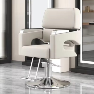 Comfortable Leather <b>Barber</b> Chair for Haircut Perm Dyeing Rotary Lifting-for Salon Furniture Featuring a Simple Design - Product Image 6