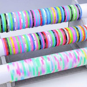 Pulsera de Silicona Luminosa de Colores Pastel para Niños, Brazalete de Goma Moldeada con Sello de Seguridad - Product Image 2