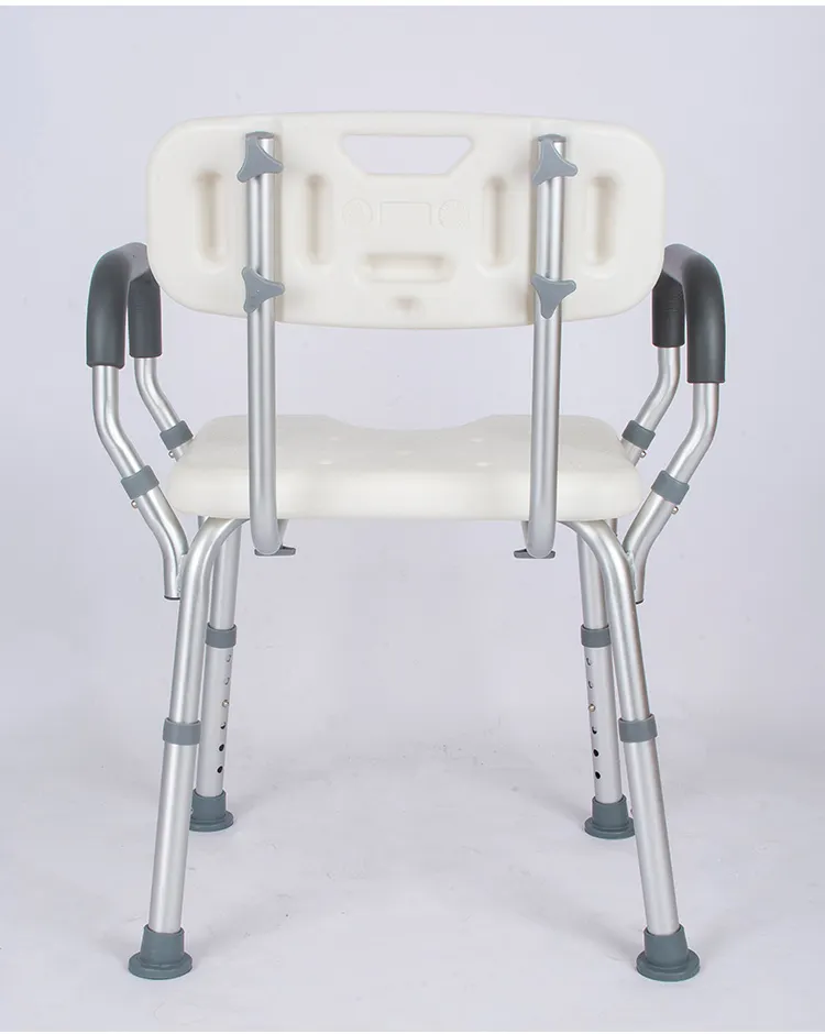 Cadeira de banheiro para idosos, cadeira ajustável de alumínio simples e moderna para idosos, com banheira, banheira, 2021
