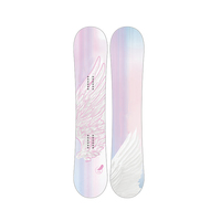 Ensemble de ski tout-terrain en bois de peuplier écologique, base résistante à l'usure, ailes roses, avec fixations et bottes, idéal pour l'hiver
