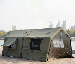 8+8 <b>Waterproof</b> Oxford Portable Inflatable Air Partition Room Family Large Four-Season Camping Tent for <b>Outdoor</b> Use - Product Image 1