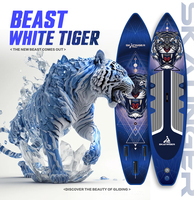 Planche de paddle gonflable Skatinger OEM en matériau Drop Stitch, planche de surf unisexe, paddleboard, paddle surf, SUP gonflable
