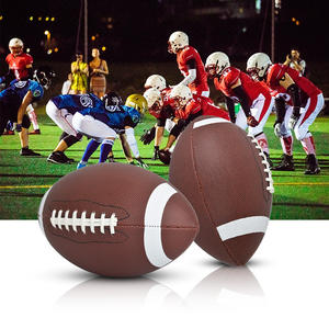 Ballon de rugby en PVC de haute qualité, taille 9, pour usage récréatif et d'entraînement pour adultes, vente en gros d'usine - Product Image 2