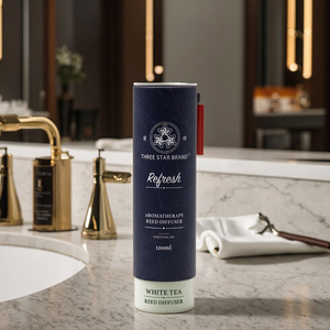 <span class=keywords><strong>Emballage</strong></span> de tube rond en <span class=keywords><strong>carton</strong></span> cosmétique de luxe sur mesure 10 ml 30 ml 50 ml pour flacon d'huile essentielle ou de parfum - Product Image 1
