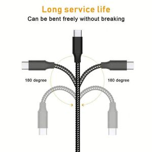 สายชาร์จยอดนิยม 6A ชาร์จเร็ว สายดาต้า USB Type C Micro USB สำหรับโทรศัพท์มือถือ สายดาต้า USB สำหรับโทรศัพท์มือถือรุ่น 15 16 Pro Max - Product Image 3