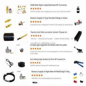 Golflegering Jumper 4.3-10 Male naar 4.3-10 Male 1/2" Superflex RF Voedingskabel 1m 2m 3m 4m 5m RF MINI DIN Superflex Kabelassemblage - Product Image 6