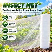 Filet anti-insectes agricole de qualité supérieure pour la protection des cultures, des serres et des jardins, respirant, perméable à la lumière, maille PE durable