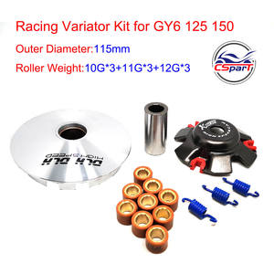Kit de Embrague CVT de Competición con Rodillos de Contrapeso y Polea de Transmisión para Scooter Ciclomotor GY6 125cc 150cc 157QMJ - Product Image 2