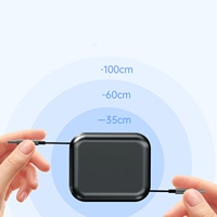Câble de données télescopique à charge rapide 100W pour téléphone Type-C iPhone, câble de charge rapide pour voiture, logo personnalisé