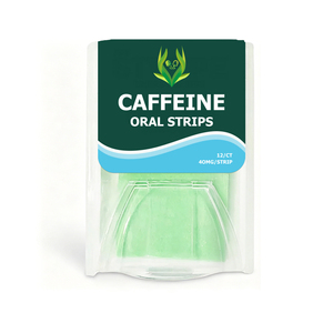 High Potency Caffeine Oral Strips Dissolving Caffeine Energy Film Fresh Breath Caffeine Supplement Energy Booster Oral Strip - Product Image 1
