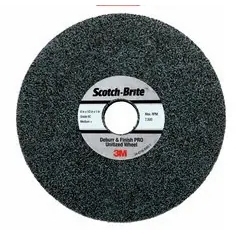 Scotch-Brite™DP-UW PRO grain fin 6C MED + 75mm X 25mm X 5mm ébavurage et finition tampon de disque abrasif comprimé Support OEM - Product Image 1