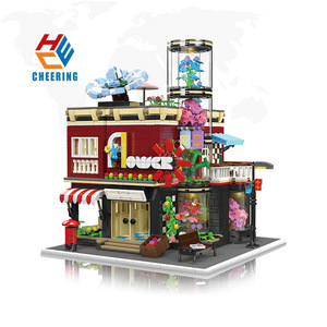 Mould King 16056 MOC Puzzle Flower Shop Montaje Modelo Ladrillos creativos Niños Unisex Juego de bloques de construcción educativos Juguete - Product Image 1