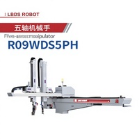 Robot Tiga Sumbu Kecepatan Tinggi untuk Transfer Komponen Injeksi Plastik, Lengan Robot Otomatis dengan Komponen Inti Motor & Gear